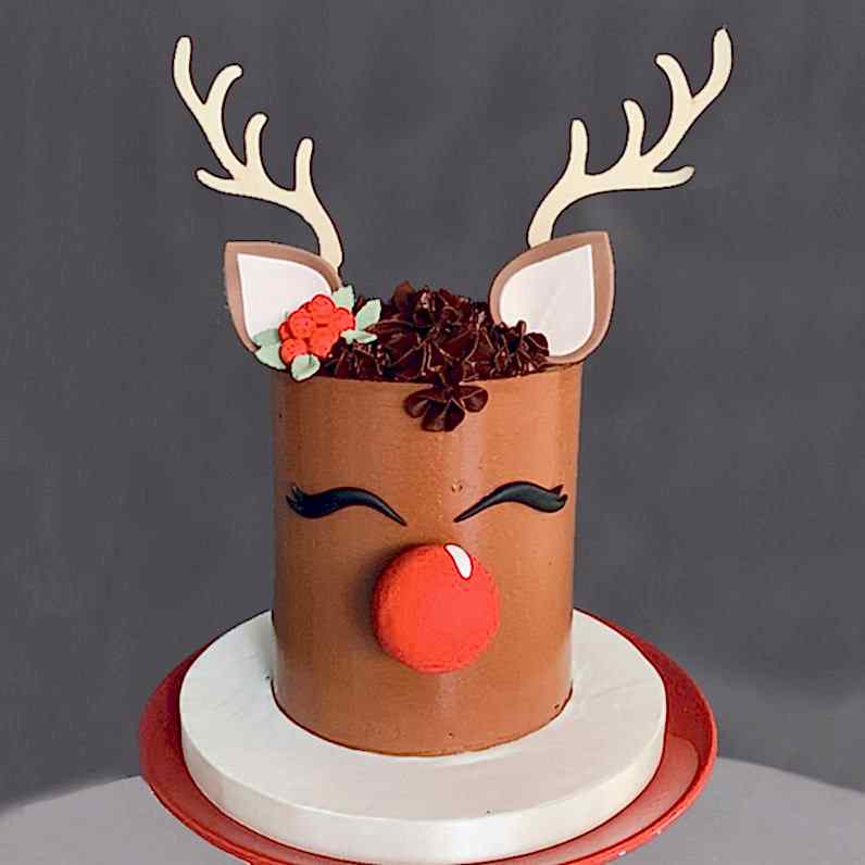 Geyikli Yılbaşı Pastası